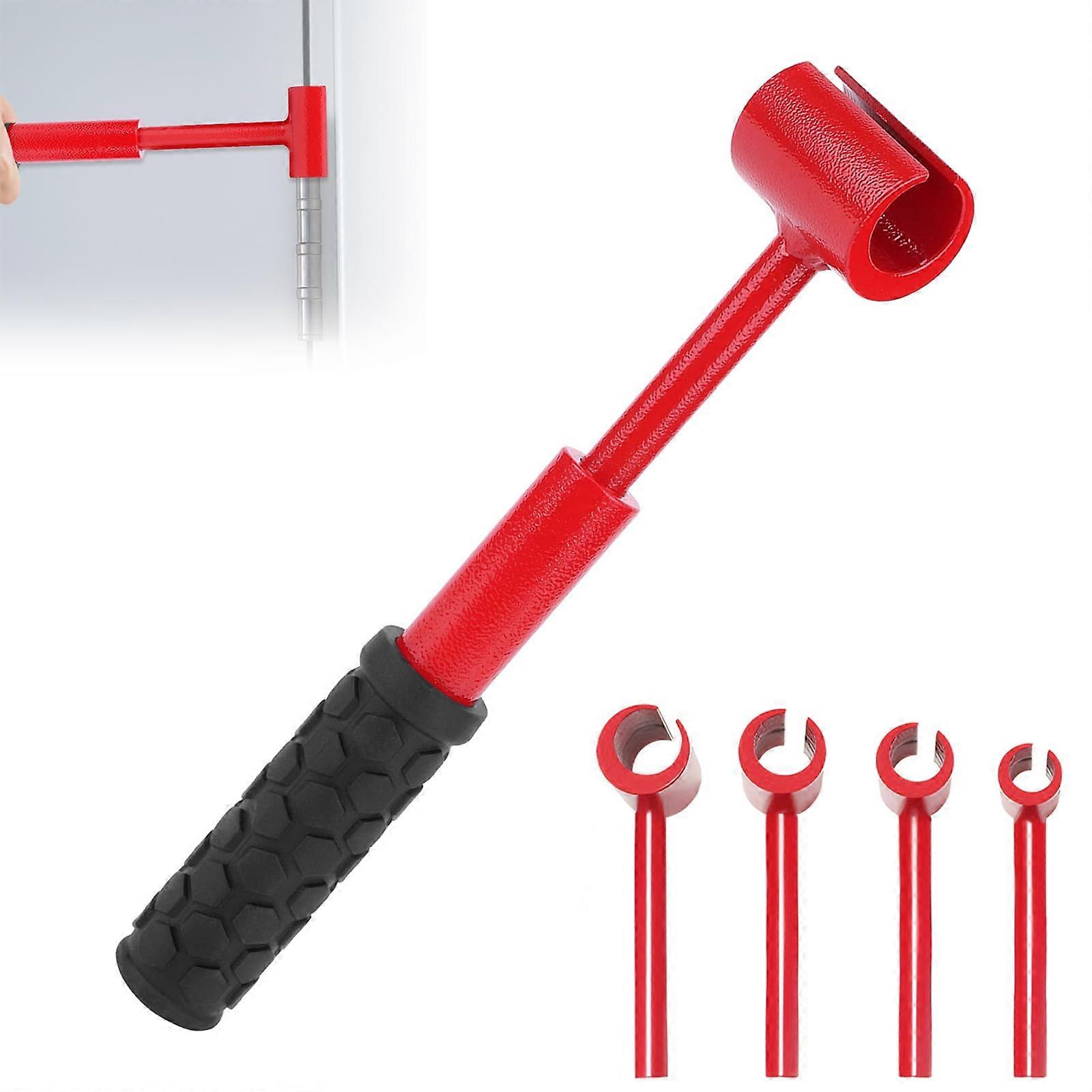 4Piece Door Hinge Adjustment Tool Set with Precise Alignment, Universal Fit Carbon Steel