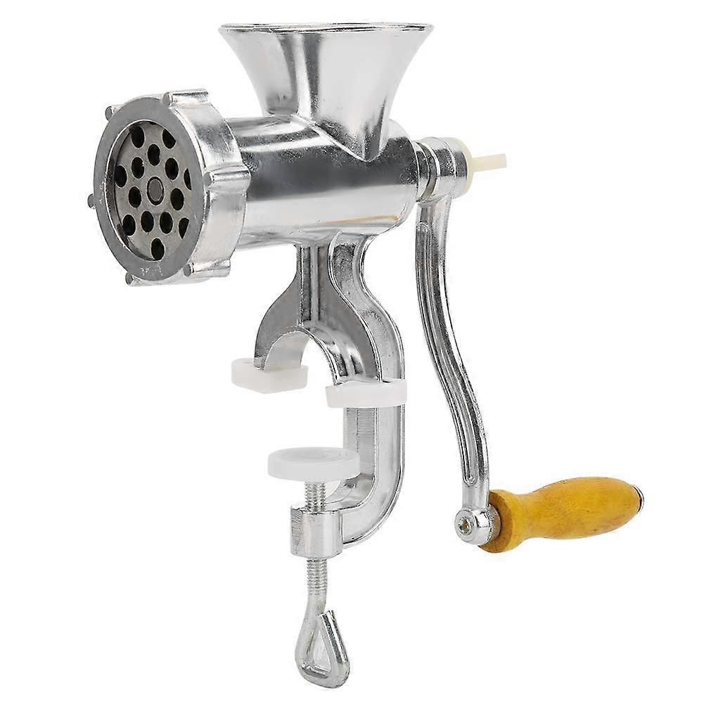 Manual Meat Grinder with Sausage Stuffer, Heavy Duty Aluminum Alloy, Ergonomic Handle for Home