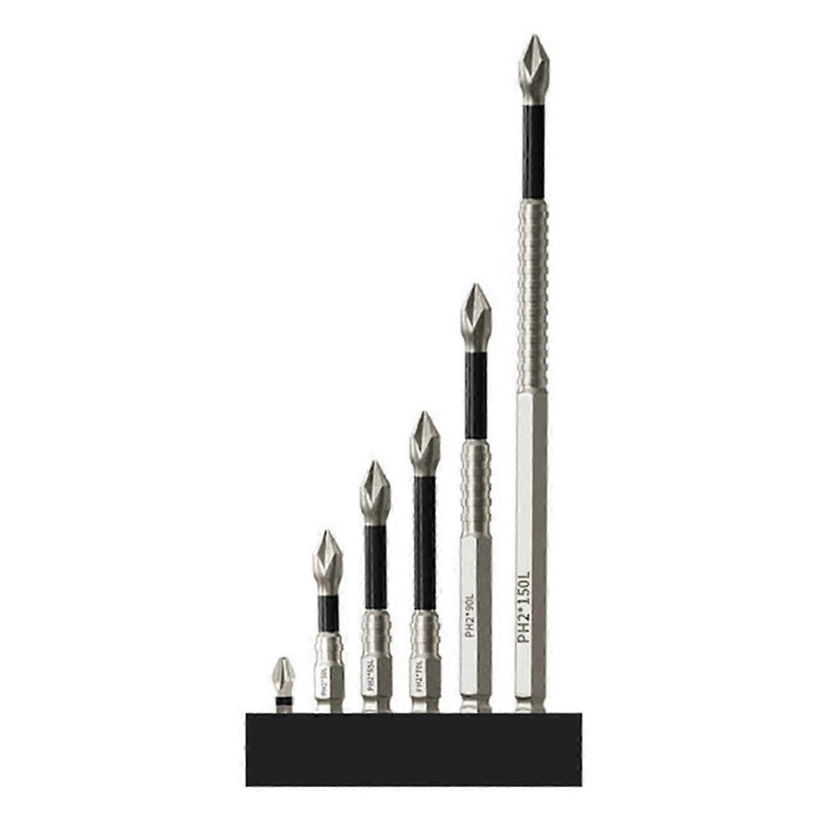Magnetic Cross-Head Impact Screwdriver Bit Set for Drill