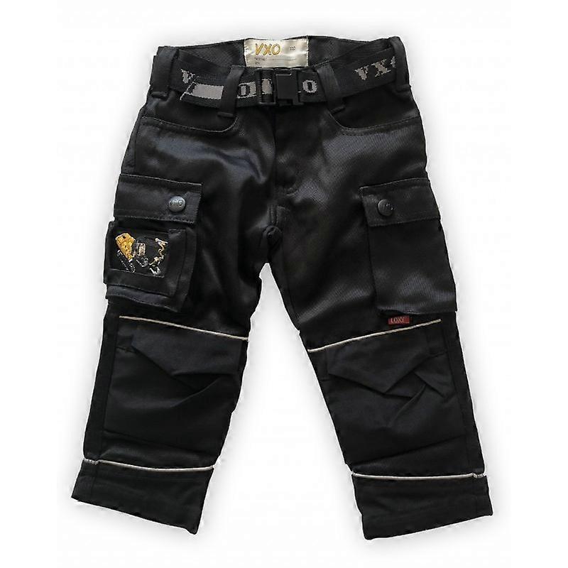 Lässige Hose mit Duratex verstärktem Hintern Schwarz