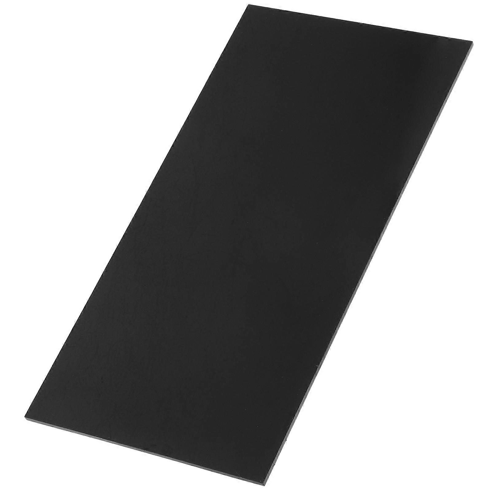 Acrylic Sheet Black Rectangle Board for Crafting and DIY Use