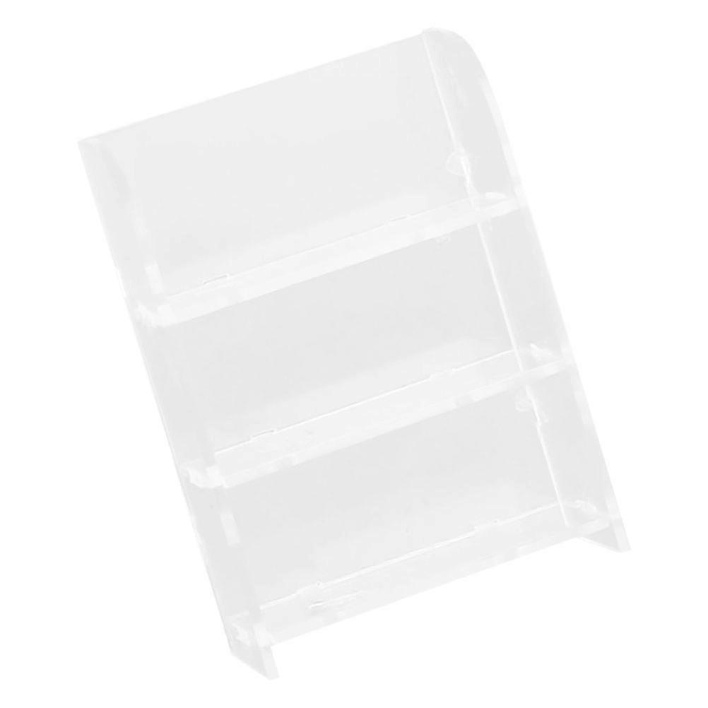 Miniature Display Rack Doll House 3-Tier Acrylic Shelf for Displaying