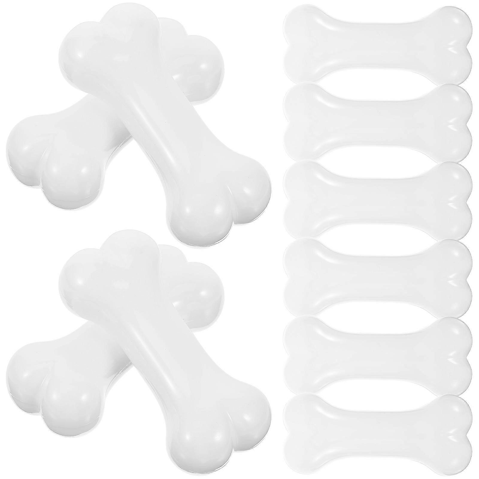 Candy Packing Box Plastic Packing Box for Storing Snacks 12Pcs White Set