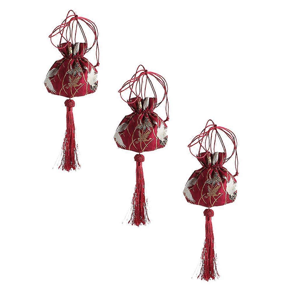 Delicate Empty Sachet Portable Sachet Bag Cotton Material 3Pcs Set