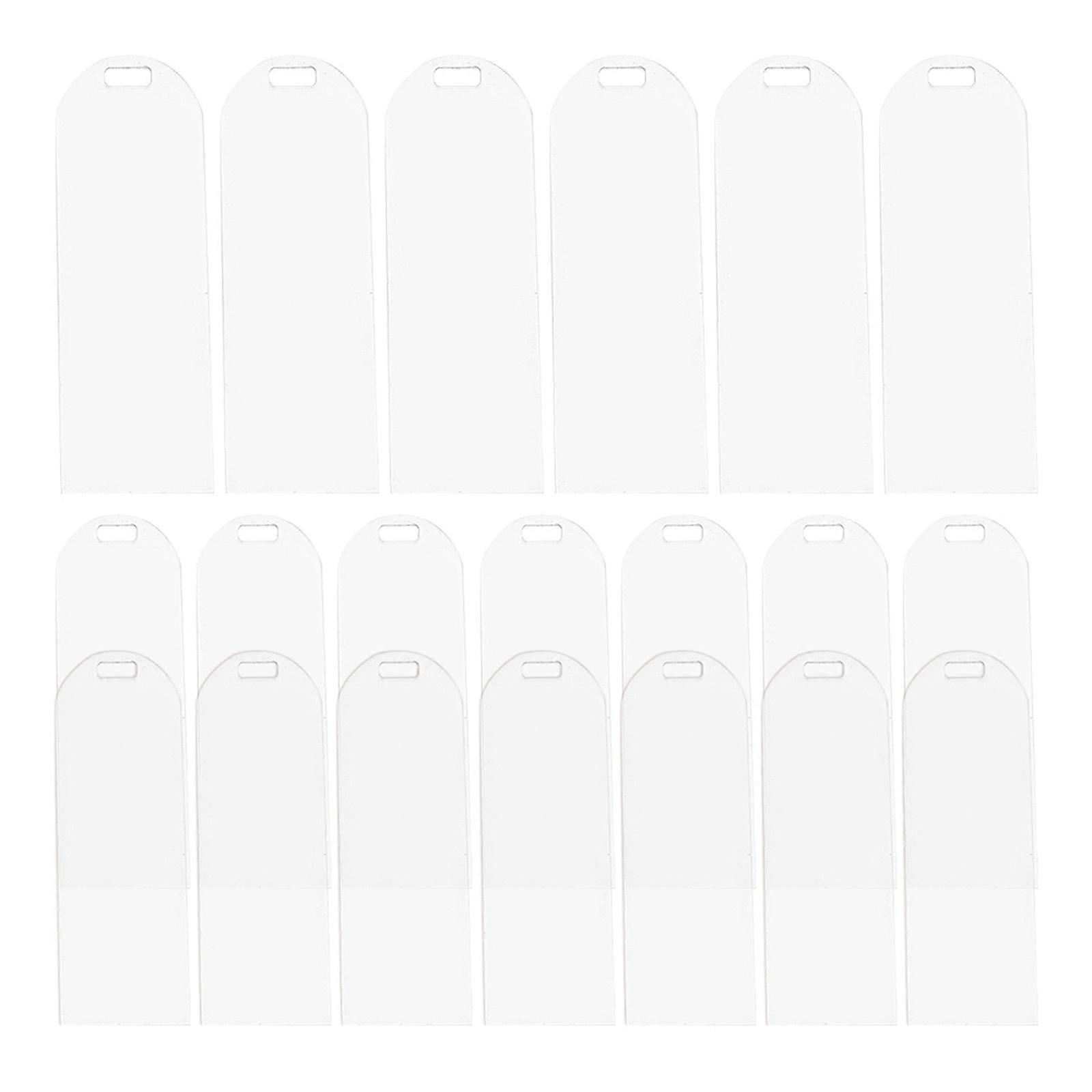 Clear Acrylic Bookmarks for Reading Use 20Pcs Blank Acrylic Bookmarks