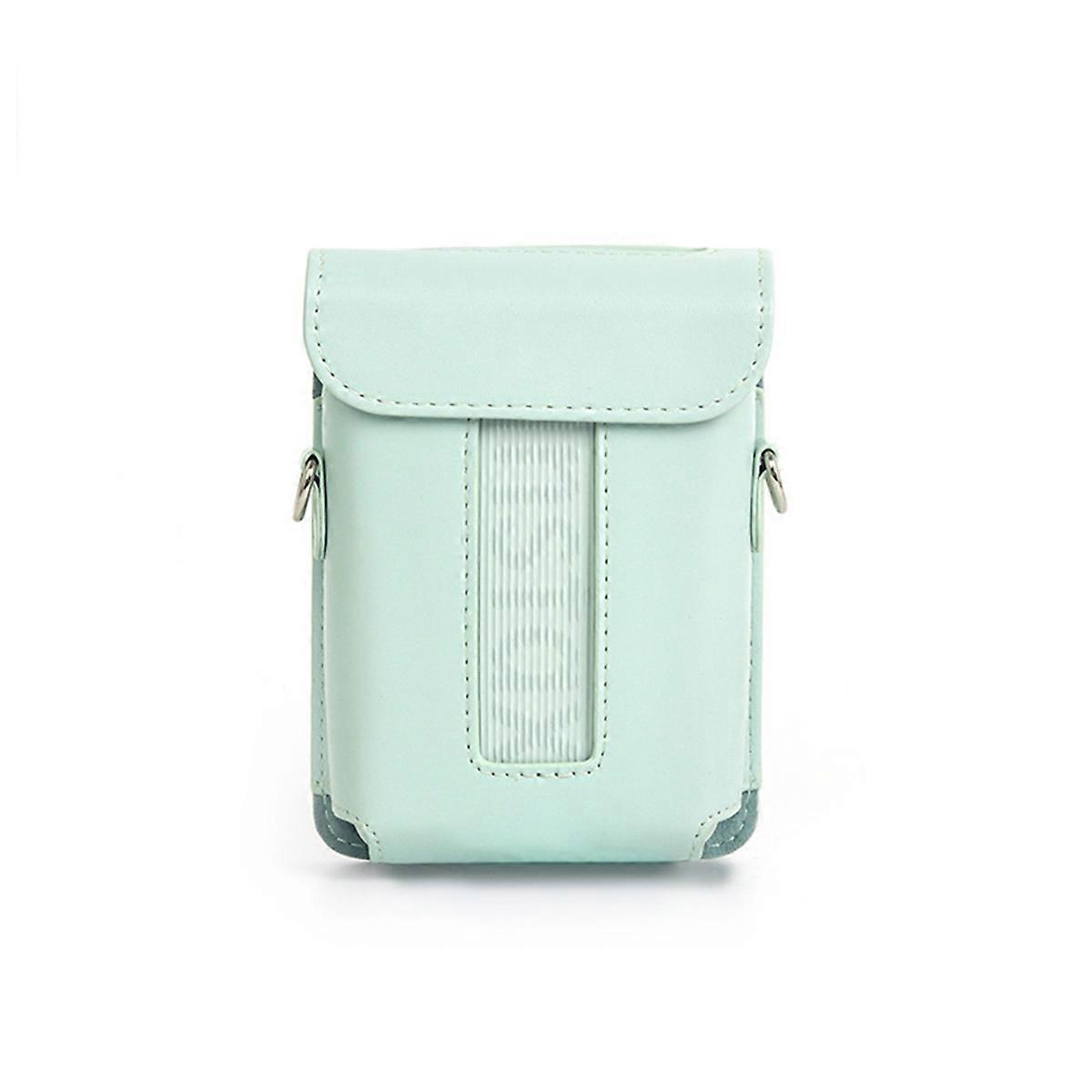 For Mini Link 3 PU Leather Printer Carrying Case Retro Shockproof Storage Bag Accessories Dustproof A