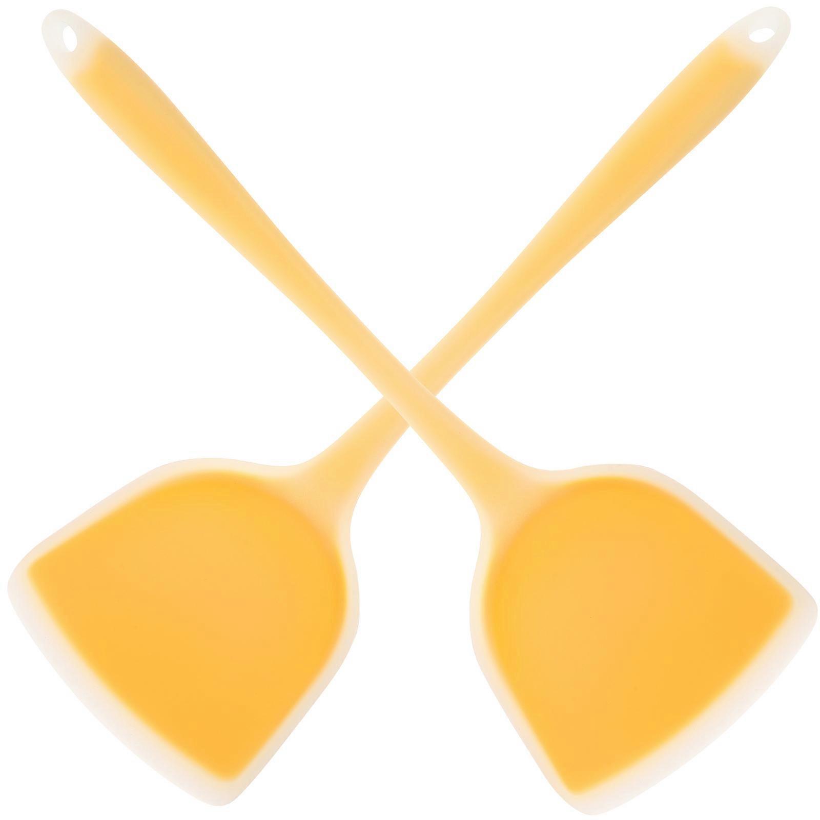 Non-Stick Frying Spatula Silicone Spatula for Kitchen 2Pcs