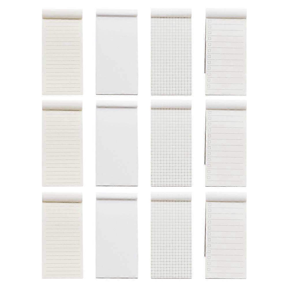 Creative Portable Planning Handbook for Home Use 12Pcs Pocket Note Pads