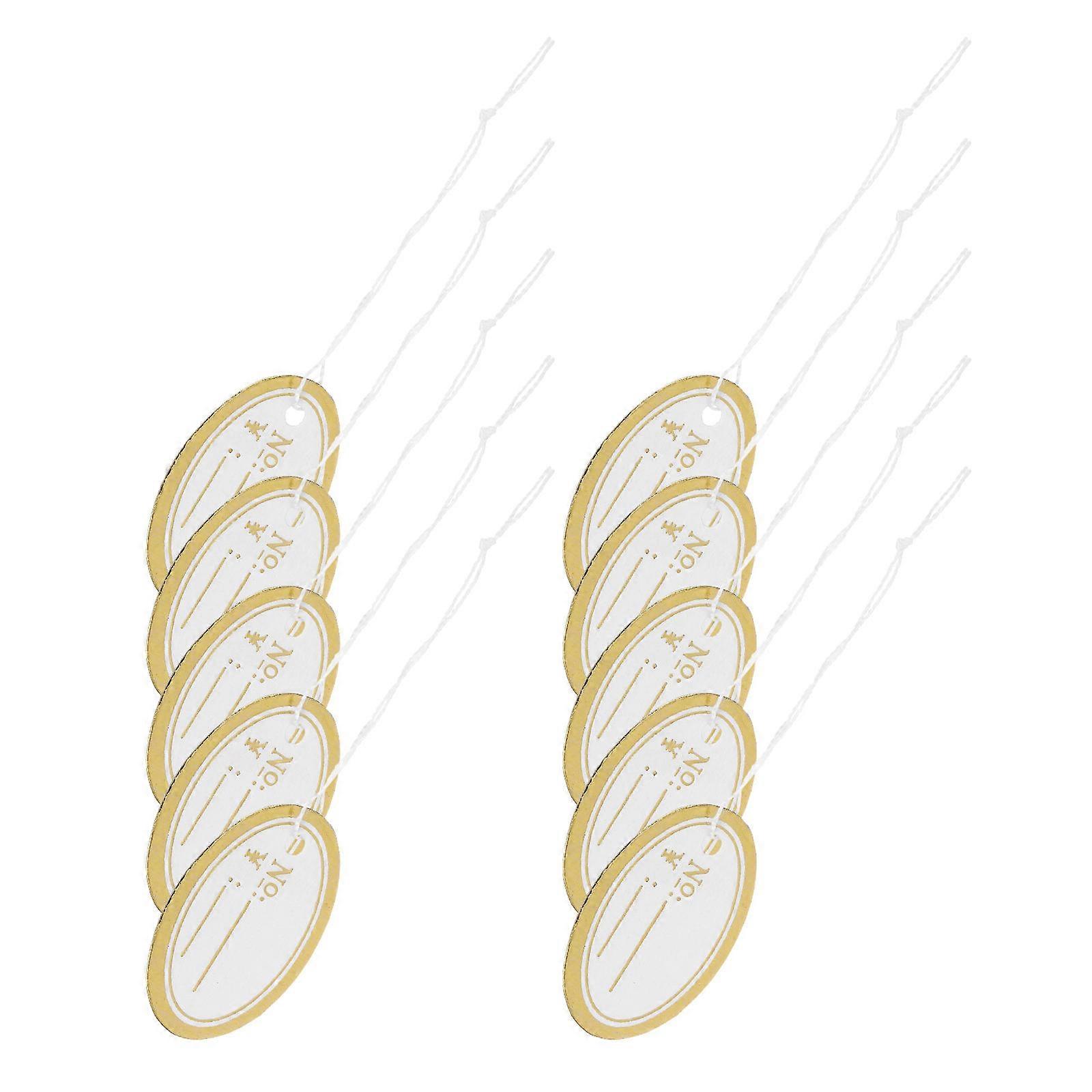 Writable Kraft Paper Jewelry Tags for Display 2500Pcs Hanging String Tags