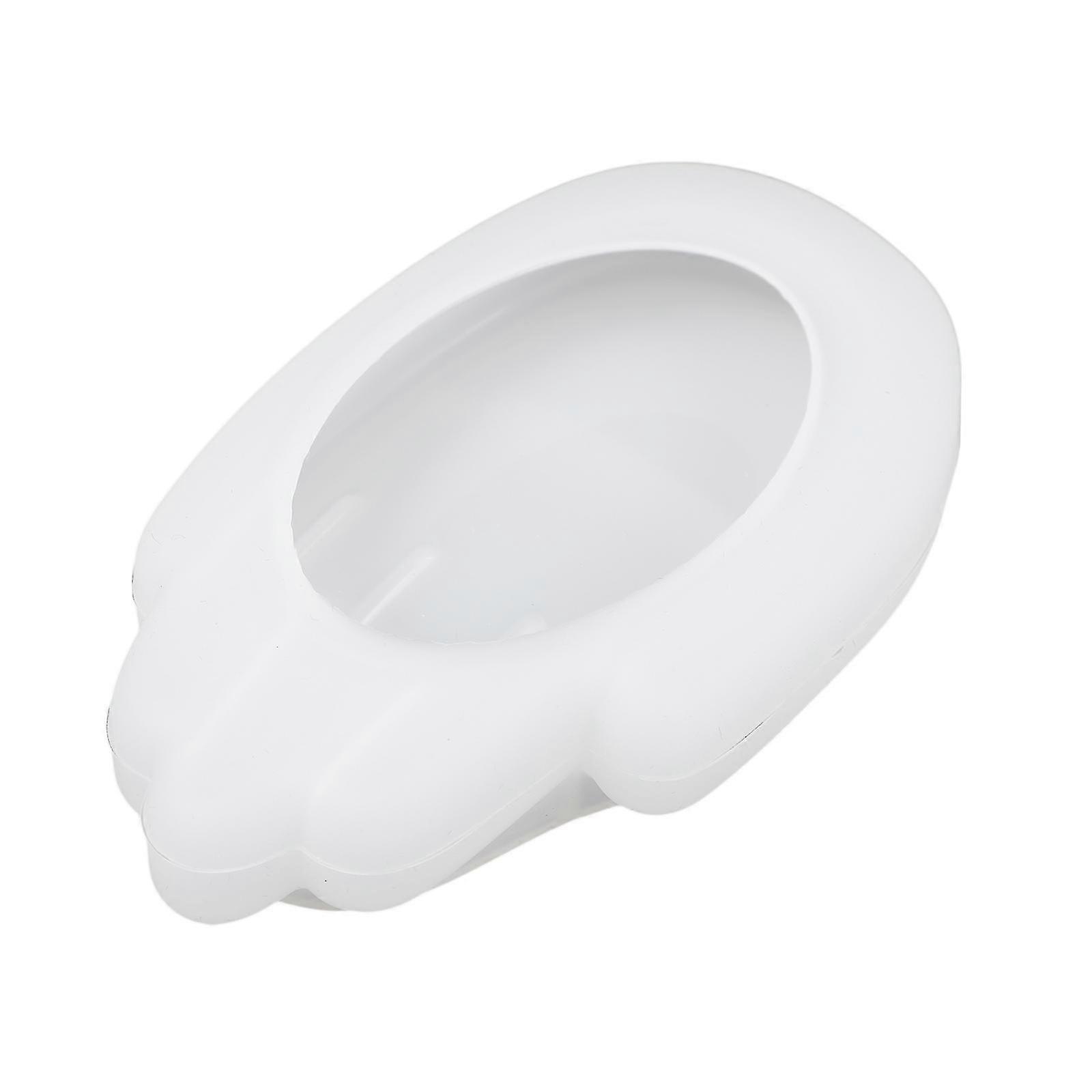 Silicone Soap Box Soap Storage Box for Storage Use 3Pcs White Pack