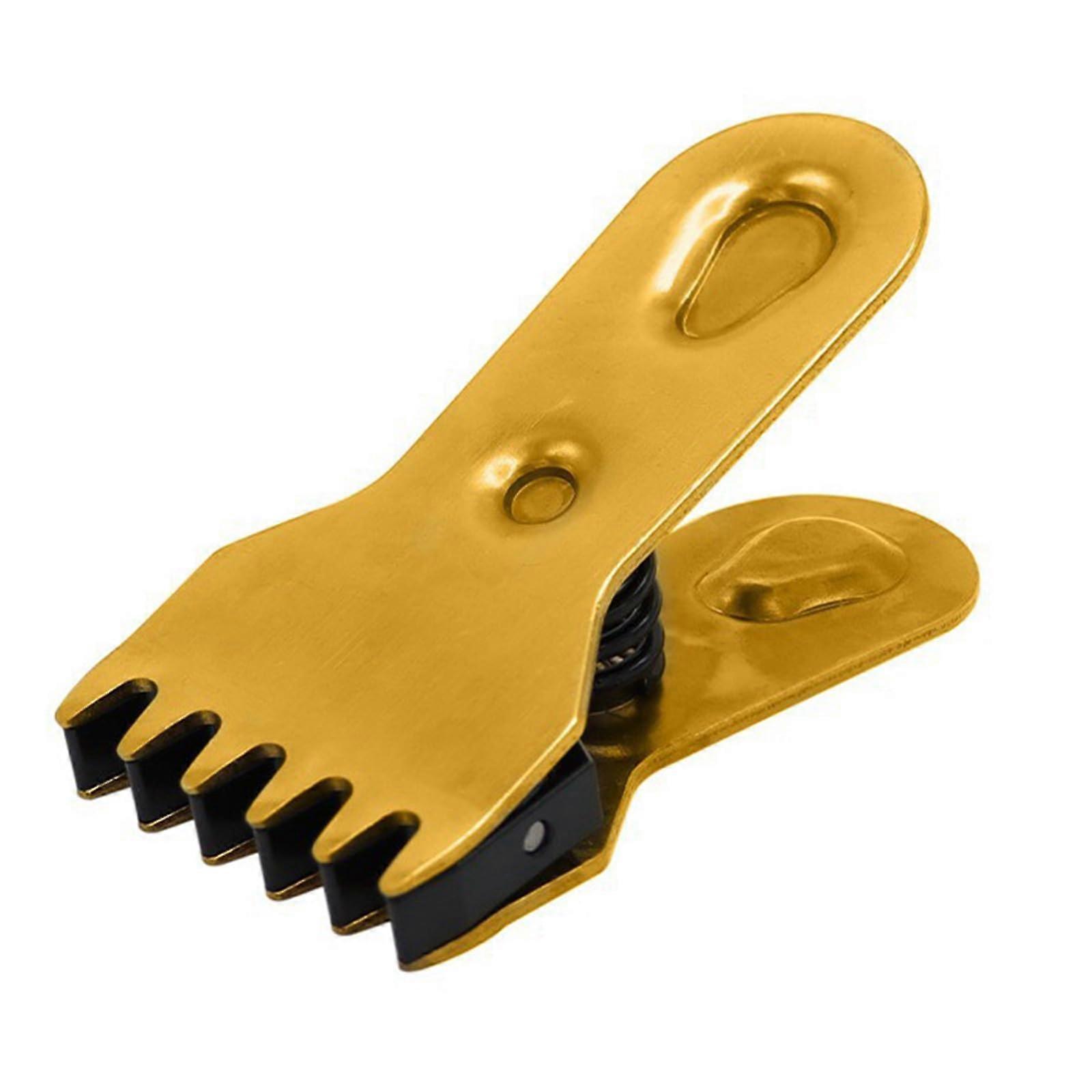 Badminton Stringing Clamp 6 Prong Secure Grip Racquet Stringing Tool for Tennis Squash