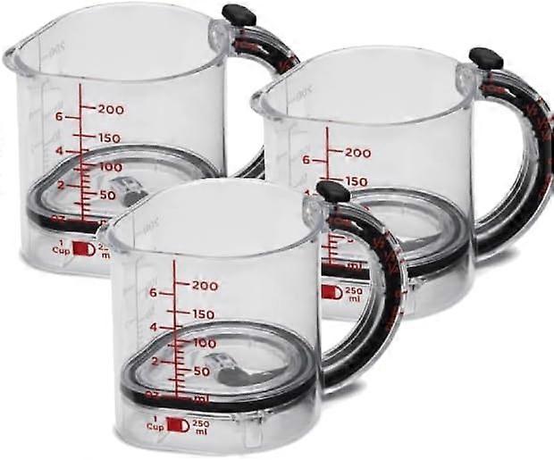 Adjustable Measuring Cup 250ml with Removable Sealed Base for Precise Baking and Cooking
