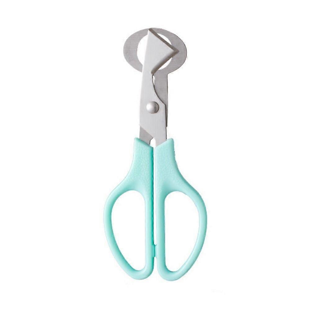 Quail Egg Cutter Stainless Steel Scissors for Fast Shell Opening and Precision Cutting Blue