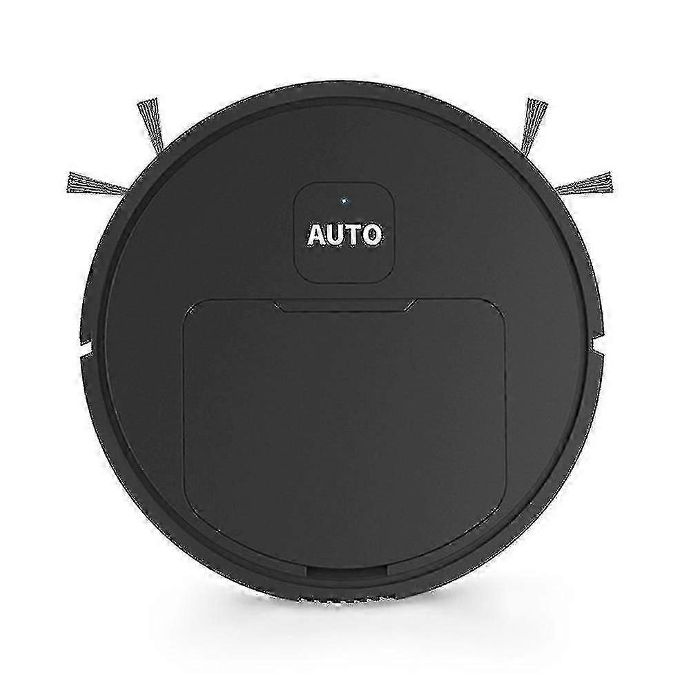 3 v 1 inteligentní koště robot vysavač Lazy Sweeper Robot, černá A