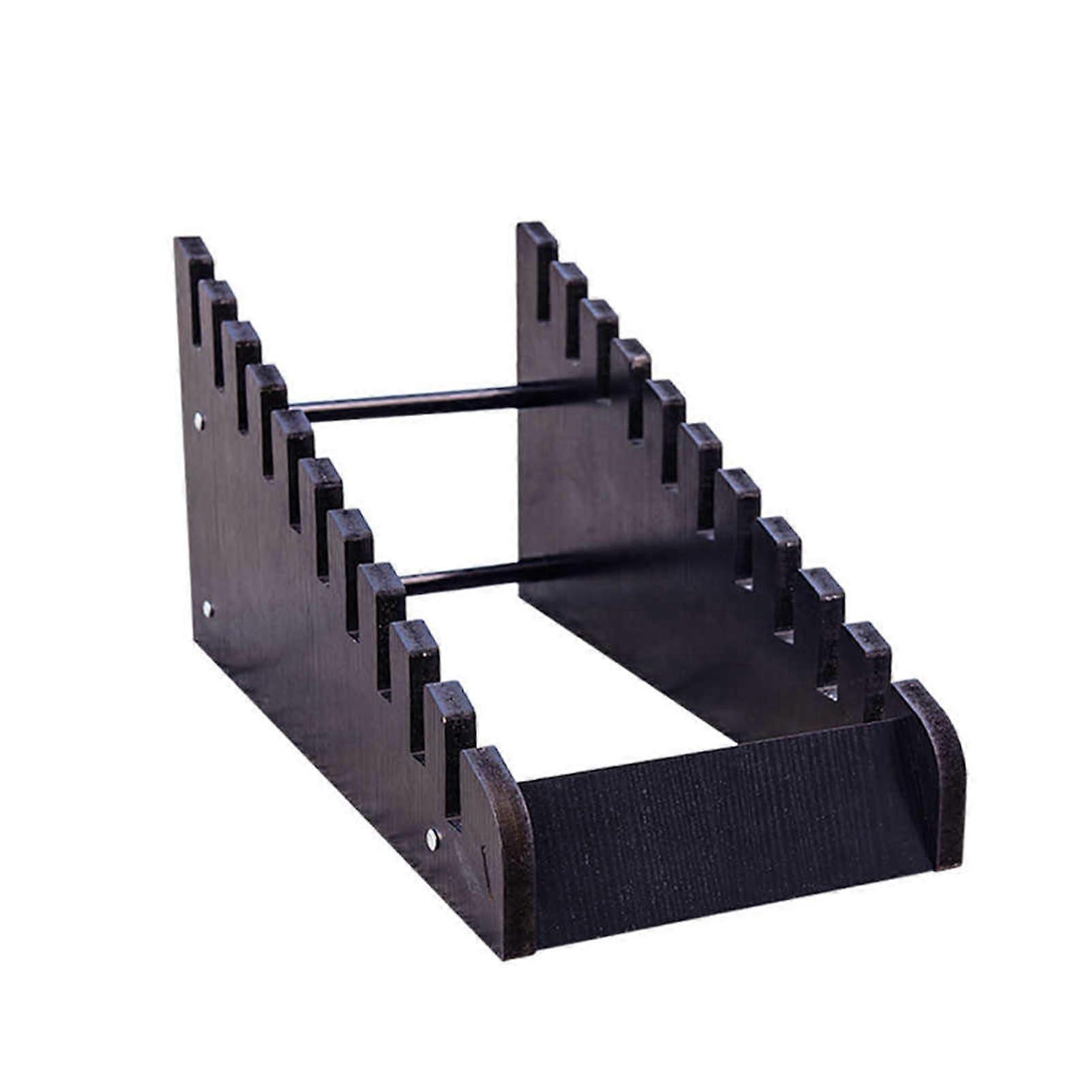 Tile Display Rack for Porcelain Floor Samples, Space Saving Stand with 12 Grids for Showrooms