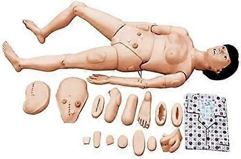 Nursing Training Manikin with Realistic Wound Simulation and Interchangeable Modules for Medical Education