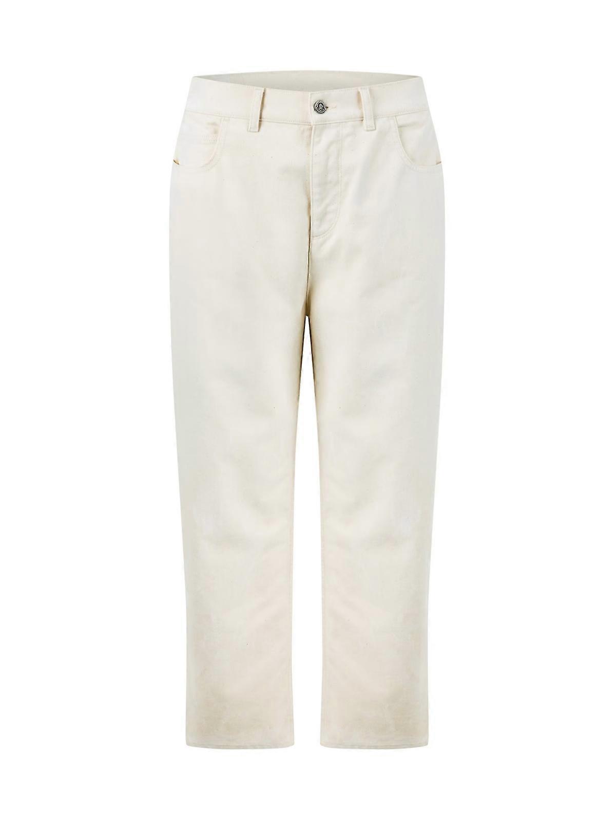 Cropped Tapered Leg Jeans