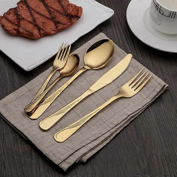 Tableware Set, Mirror Polished, 30 Pieces, Cutlery Set