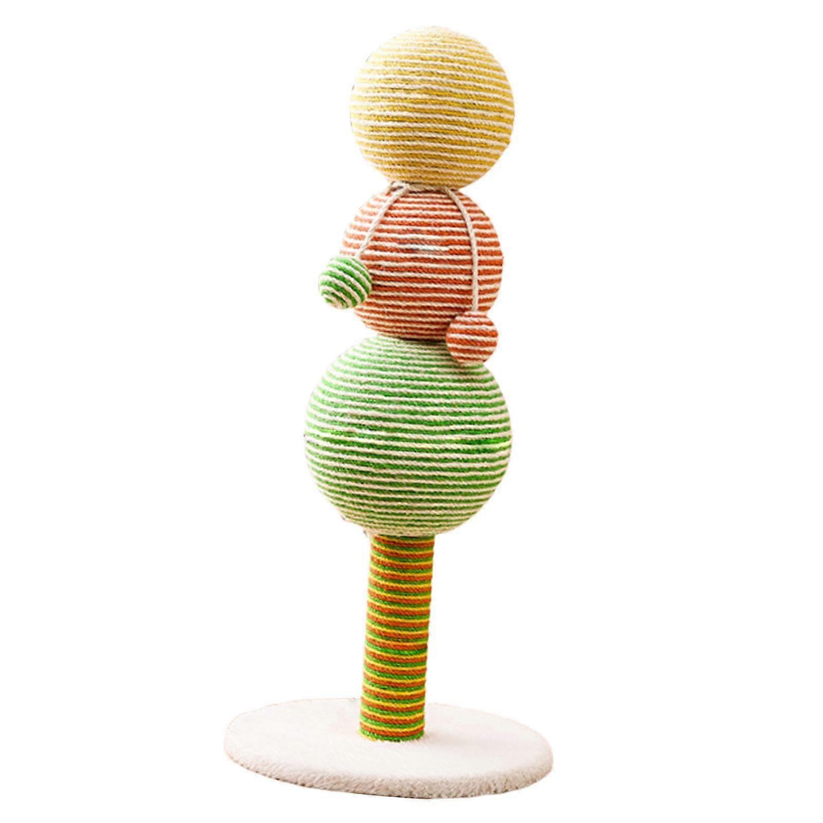 Cat Scratching Post with Durable Sisal Surface, Climbing Frame and Resting Bed for Indoor Cats