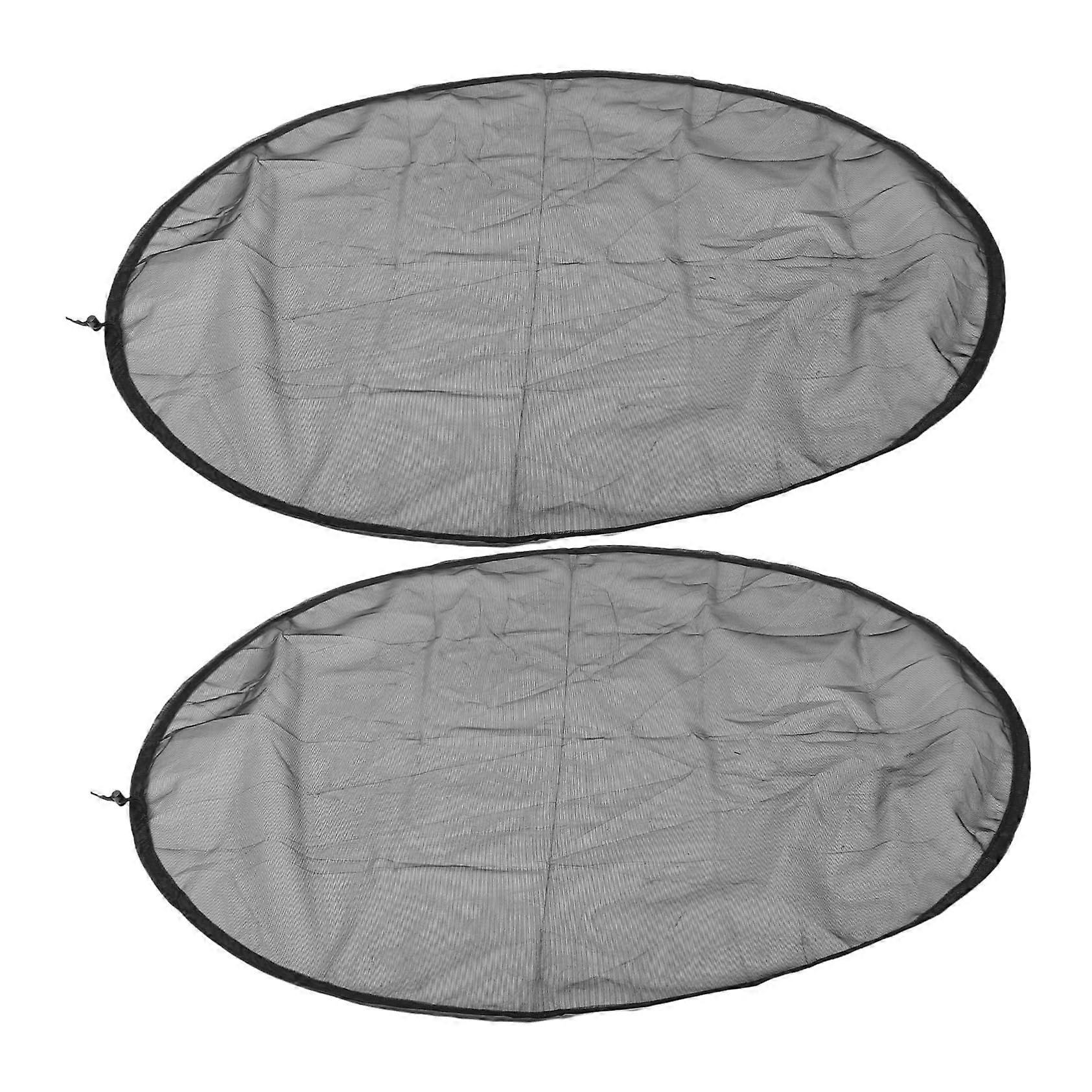 Rain Barrel Mesh Cover with Drawstring, Debris Blocking Filter for Outdoor Rainwater Collection