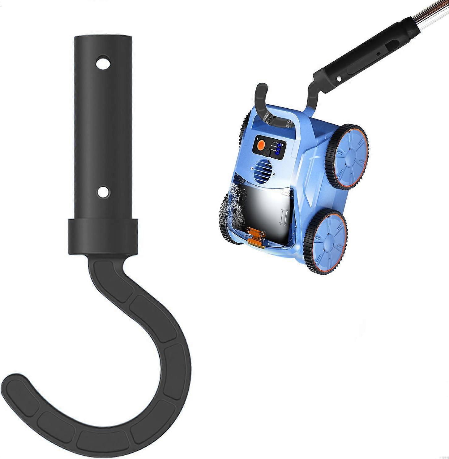 Universal Pool Cleaner Hook for Telescopic Pole, Multipurpose Retrieval Aid for Robotic Cleaners