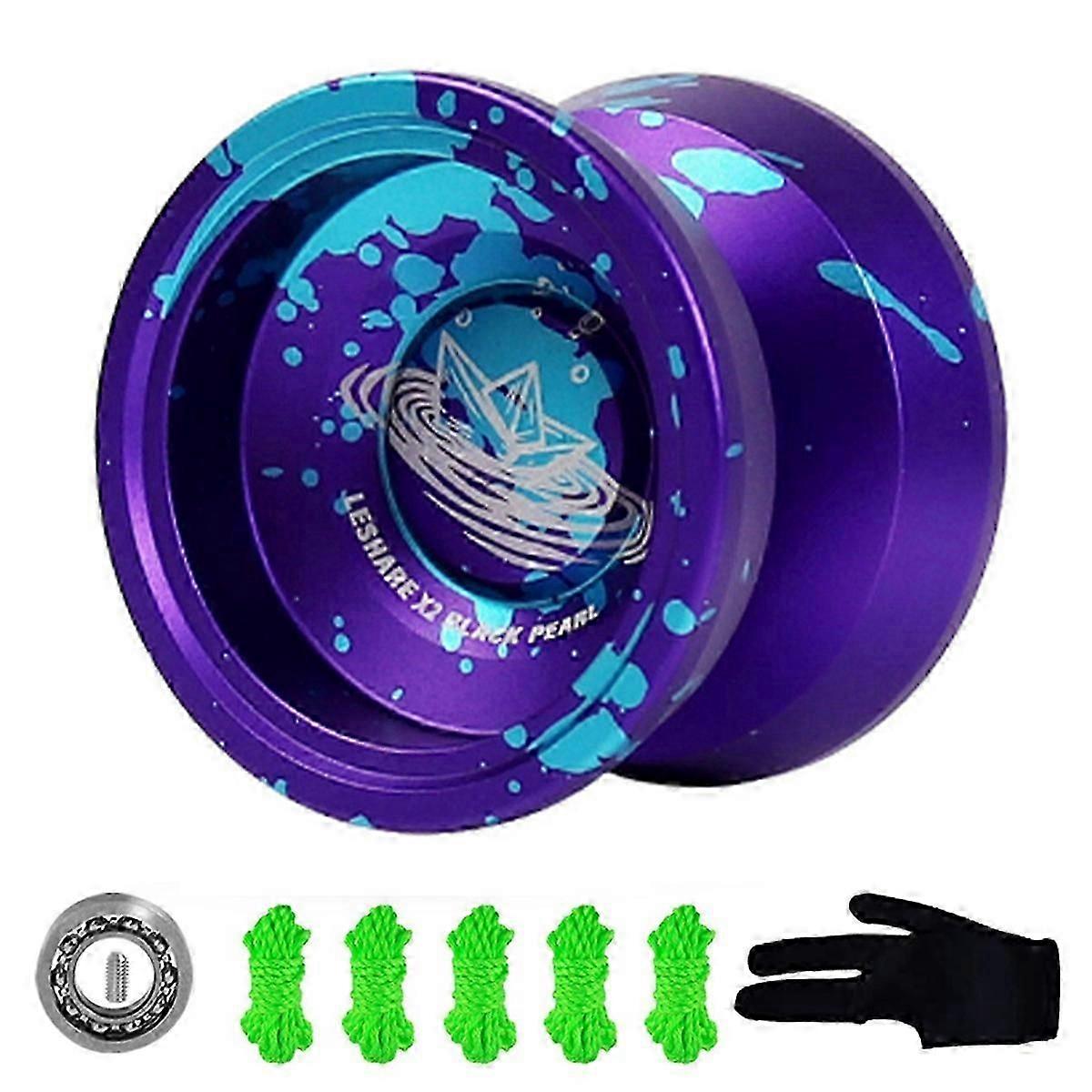 LESHARE Professional Competition Yo-Yo Black Pearl for Beginners