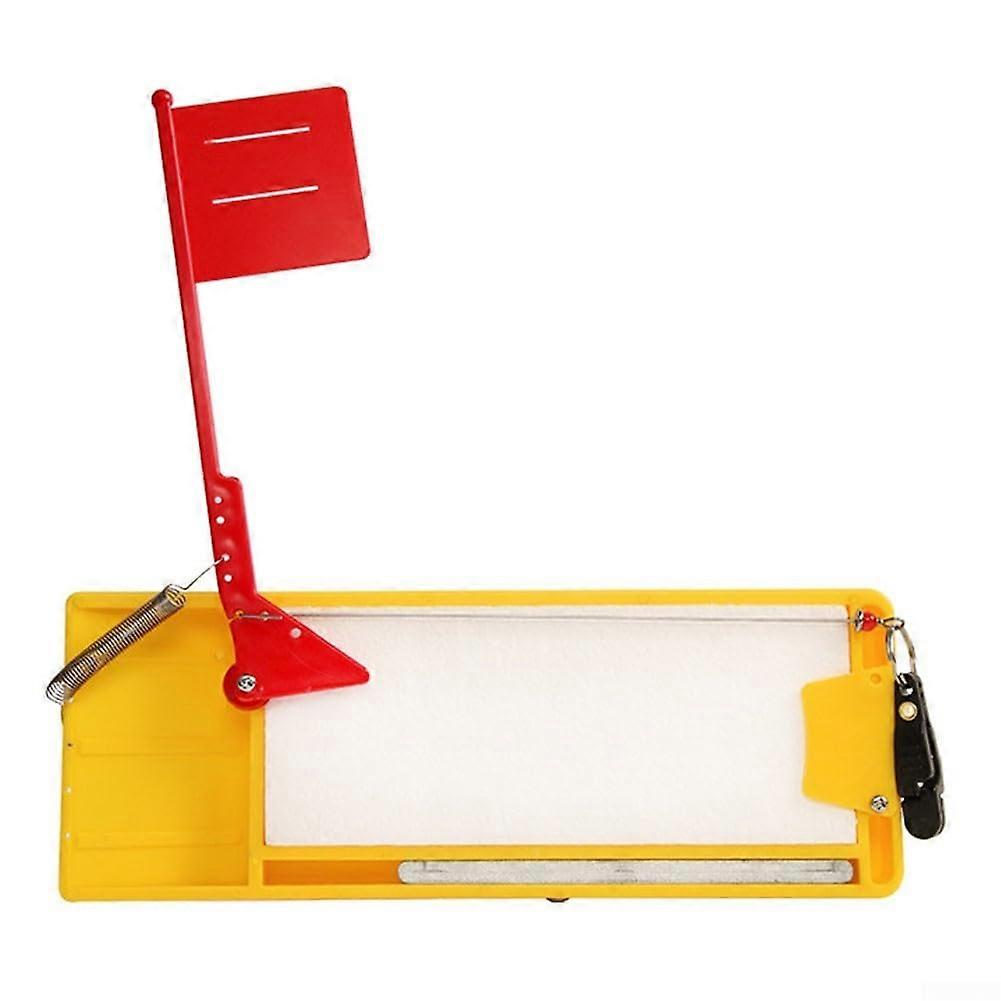 Fishing Side Planer Board with Spring Bite Indicator for Left Side Trolling Anglers