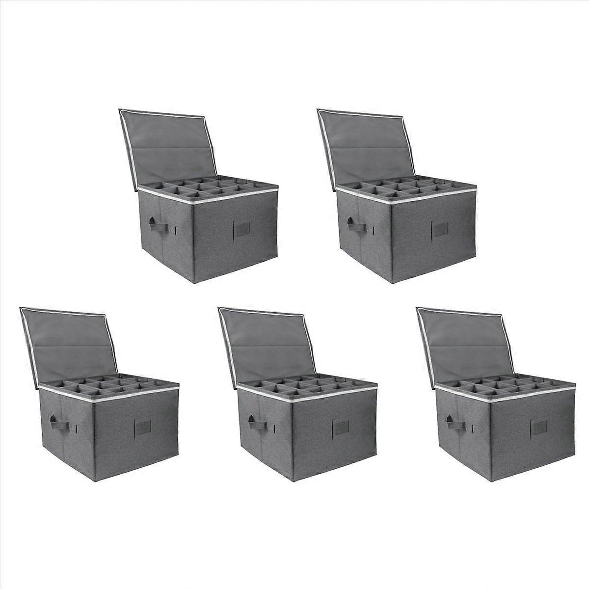 5X Wine Glass Storage Box Goblet Storage Box