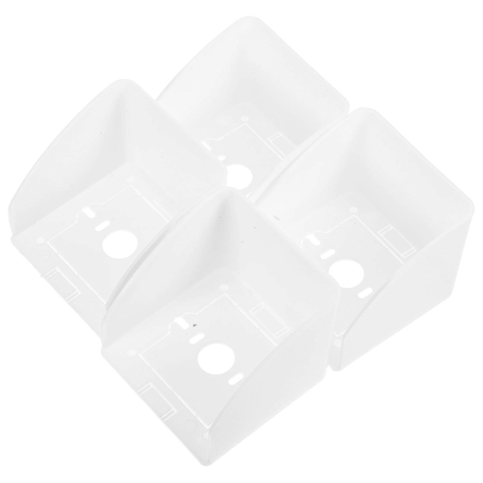 Weatherproof Wall Socket Cover for 4Pcs Outdoor Electrical Outlet Usage