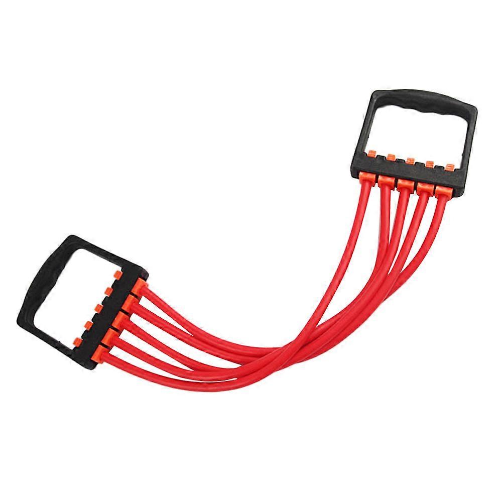 Chest Expander Adjustable Spring Exerciser for Muscle Training 3Pcs Set