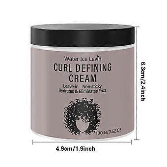 Creme Marroquino Definidor de Cachos, Creme para Cachos que Realça Cabelos Ondulados e Cacheados, Creme Estilizador Hidratante para Cachos Definidos, Controle de Frizz