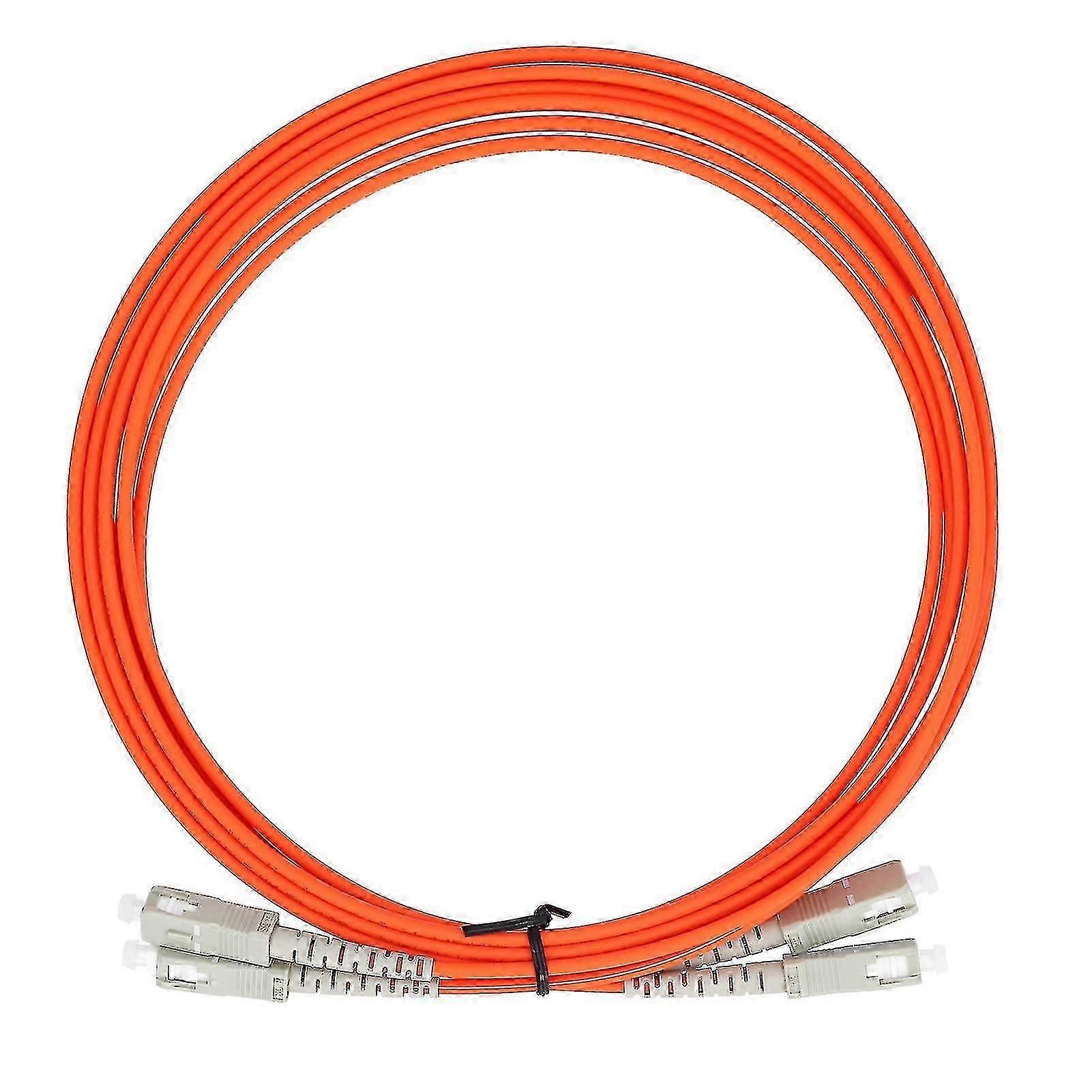 Fiber Optic Cable 50/125m 3m Multimode DualCore Optical Patch Cord SC/UPC MMDX Computer