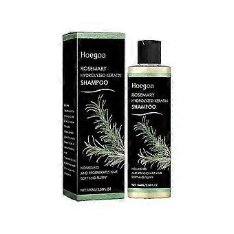 Organic Rosemary Hair Growth Shampoo, Rosemary Hydrolyzed Keratin Shampoo,Natural Thickening & Strengthening Shampoo, Nourishes Hair Soft and Fluffy,H