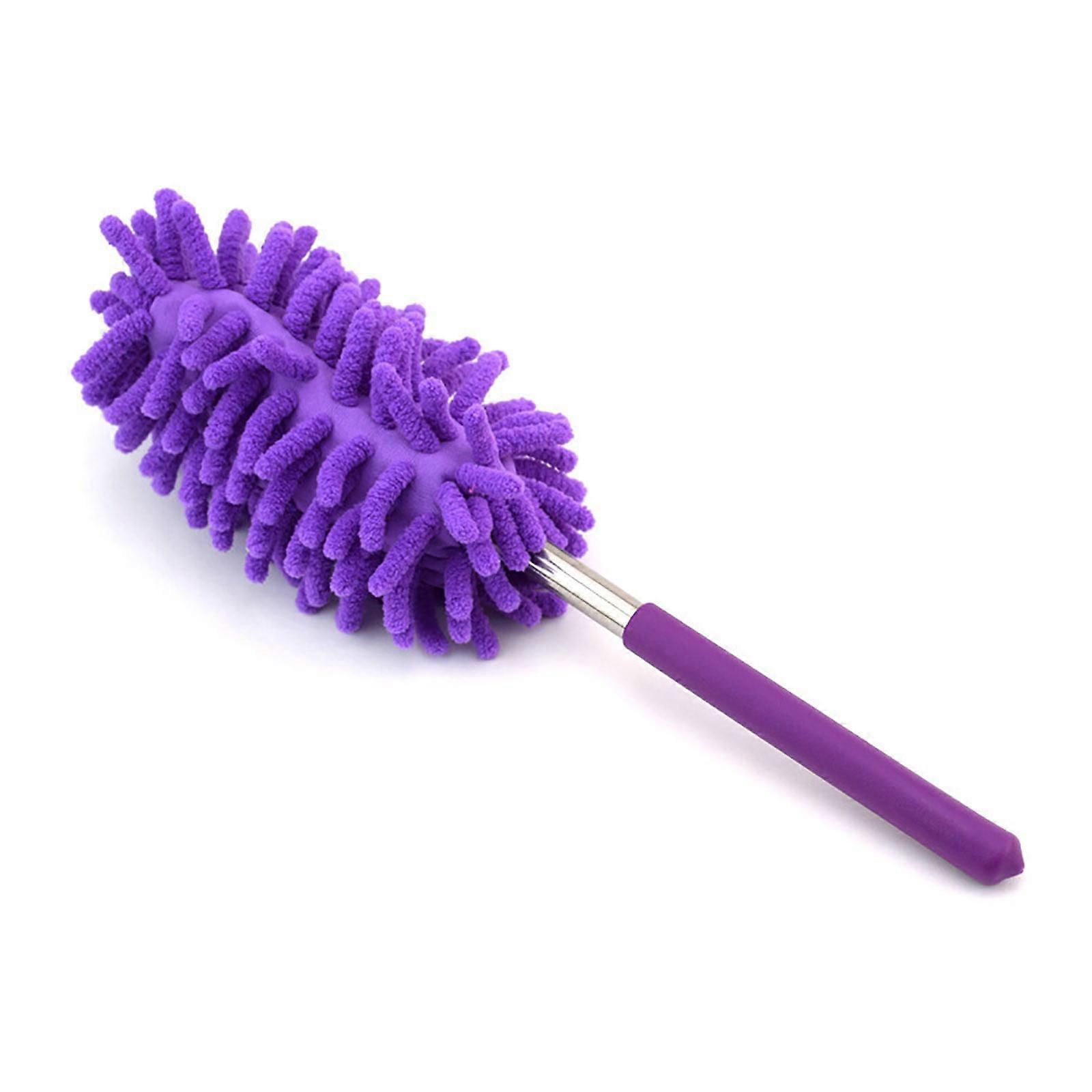 Telescopic Microfiber Duster, Retractable & Washable, Compatible with Car/Computer/AC Cleaning