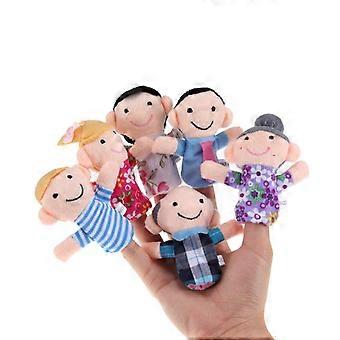 Finger Puppets for Kids Hand Puppets for Playing 6Pcs Assorted Colors Set
