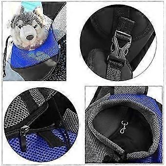 Transport bag for dogs cat pet dog bag shoulder bag for transporter small animal linen bag (large)