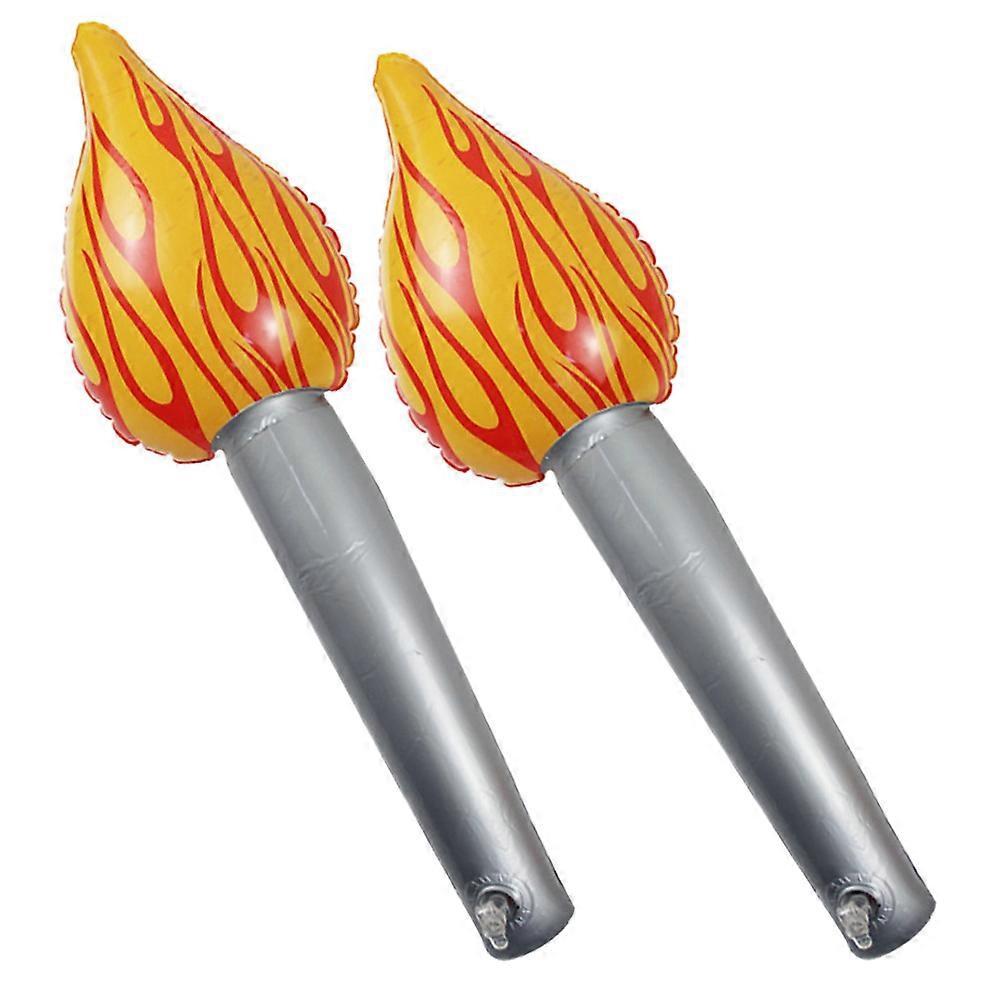 4Pcs Inflatable Torch Toy for Stage Performance PVC Material Flame