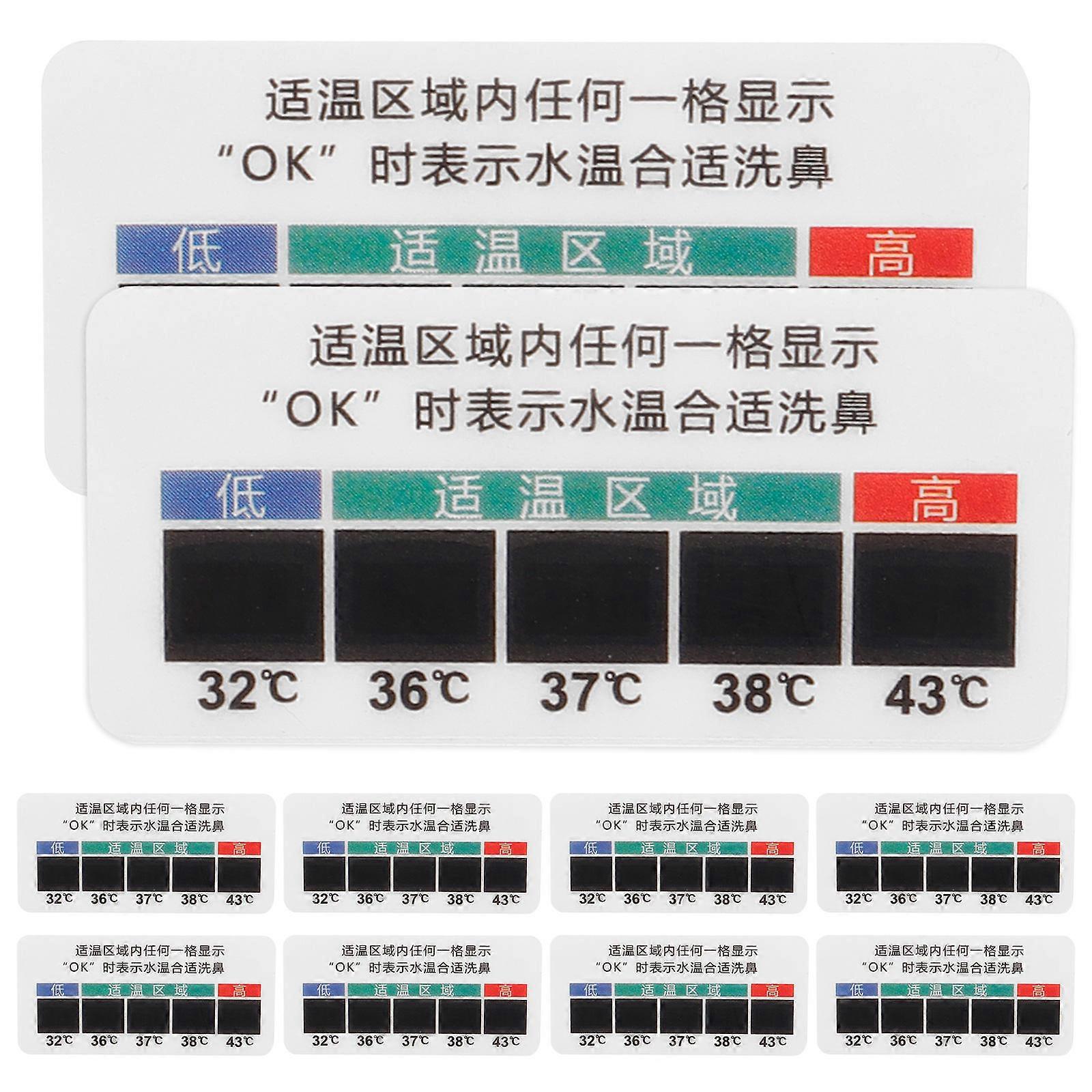 Nose Solution Temperature Strips for Saline Testing 10Pcs Pack