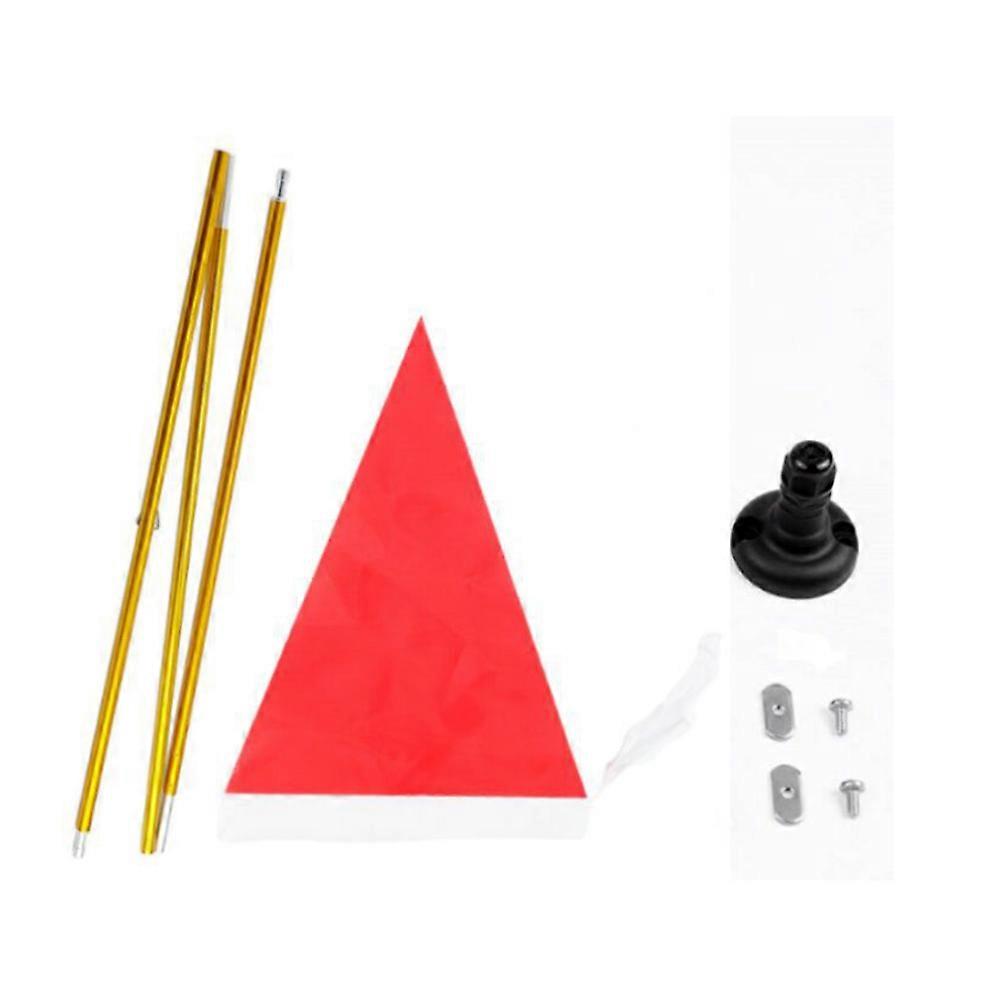 Multi-Function Flag Pole Safety Flag for Kayak and Boat Use 2Sets
