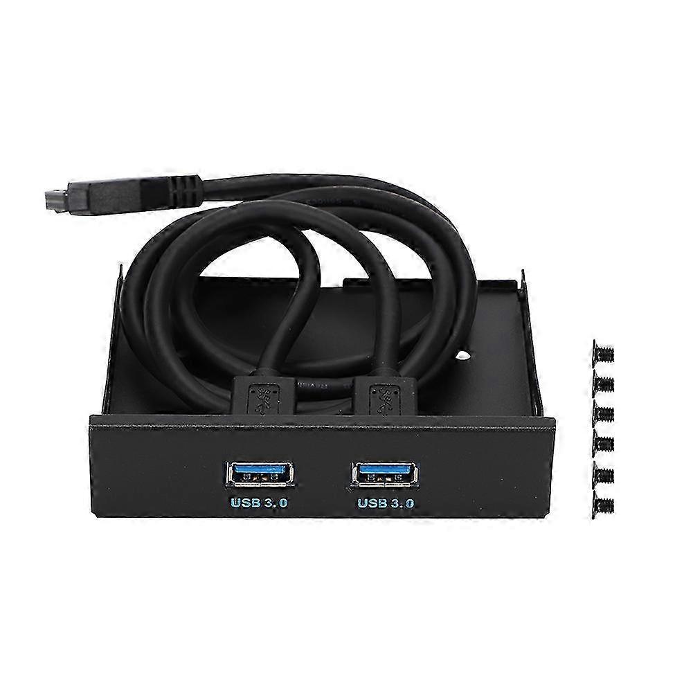 USB3.0 x2 9-pin Tinned Copper Wire Floppy Drive Front Panel