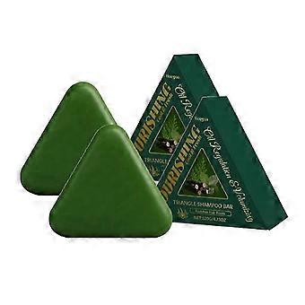 1-5x Nature Triangle Shampoo Bar, Nature Seven Green Soap Shampoo, Usman Grass hampoo Bar, Calming & Strengthens Hair for Women and Mens_DUIBW