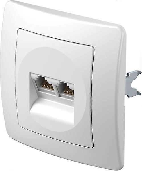 TEM-Serie Ekonomik SOCKET CAT5e KS DOUBLE2x RJ45