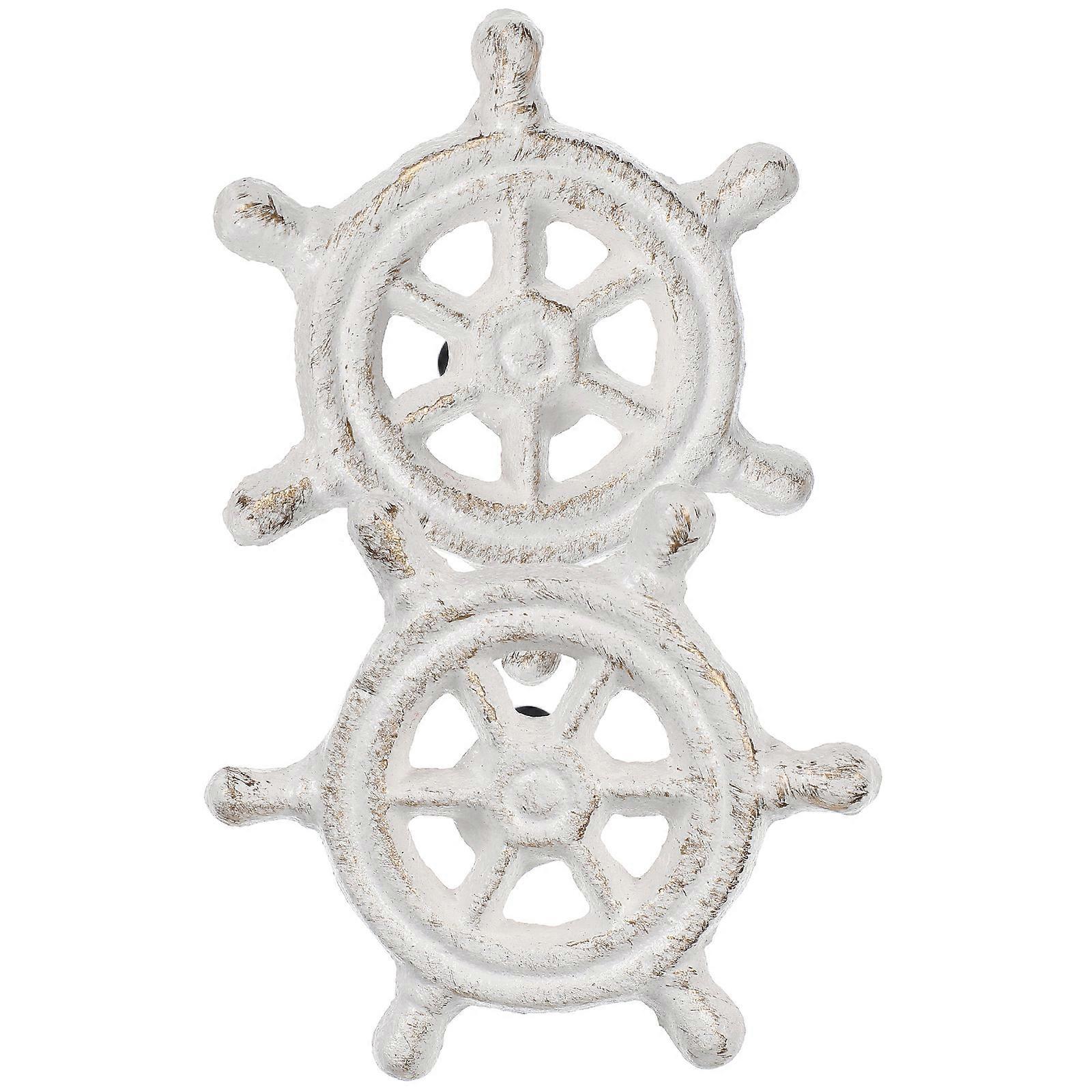 2pcs Cast Iron Wardrobe Handle Ocean Theme Door Knob Drawer Pull Knobs