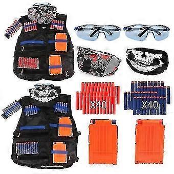 2 Pack Tactical Vest Toy Nerf Pistol N-strike Elite