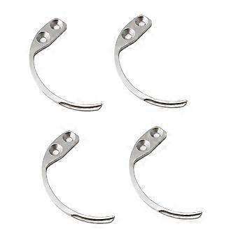 4PCS Manuelle Demontagewerkzeuge Tragbares Entfernungswerkzeug aus Edelstahl Doppelloch-Nagellösewerkzeug zum Entfernen