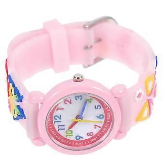 Kids Waterproof Watch, Learning Time Concepts, Silicone Glass, Adjustable Strap, 1 Set