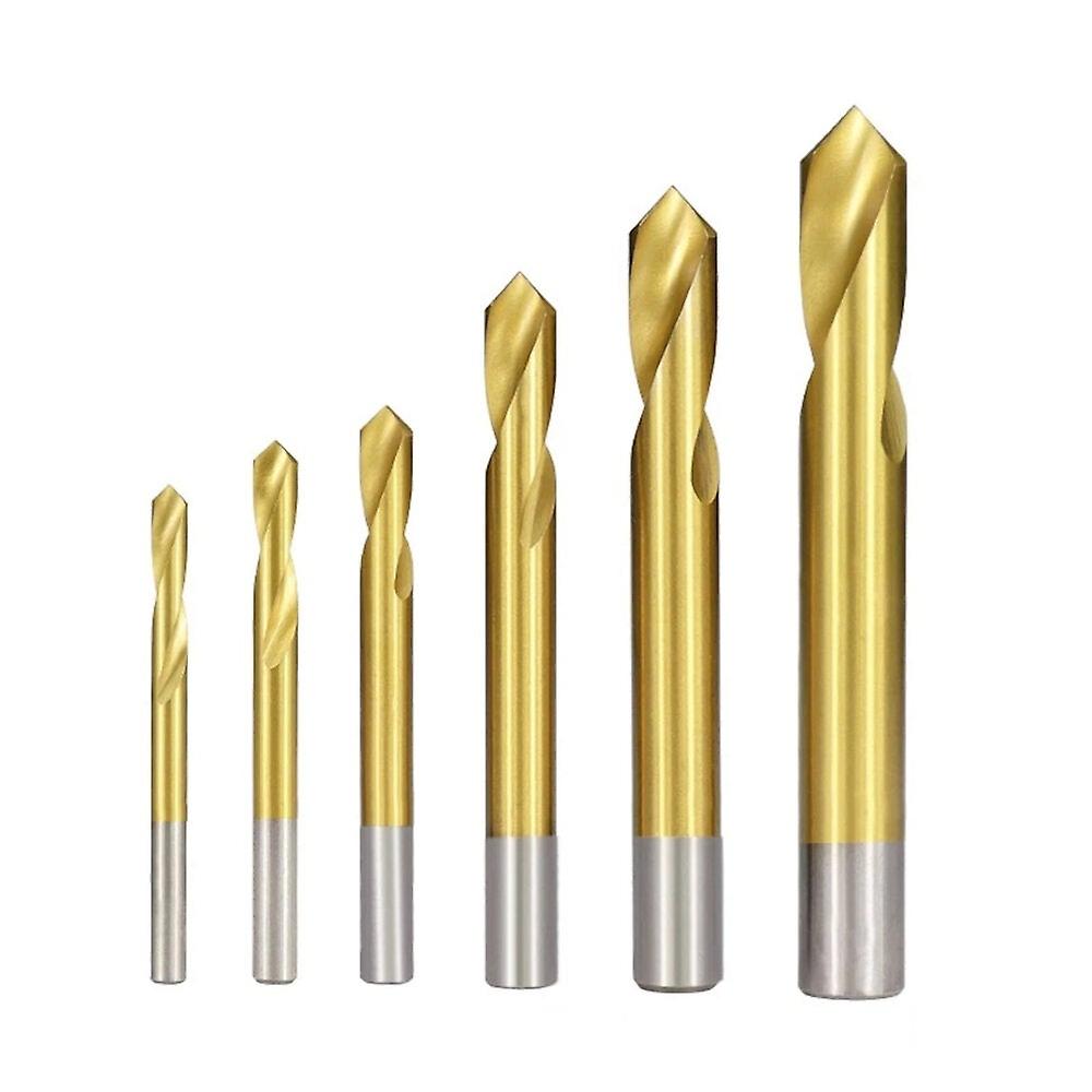 90 Degree Chamfer End Drill 4-12mm Titanium Coated High Speed Steel Spotting Location Center Bit Machine