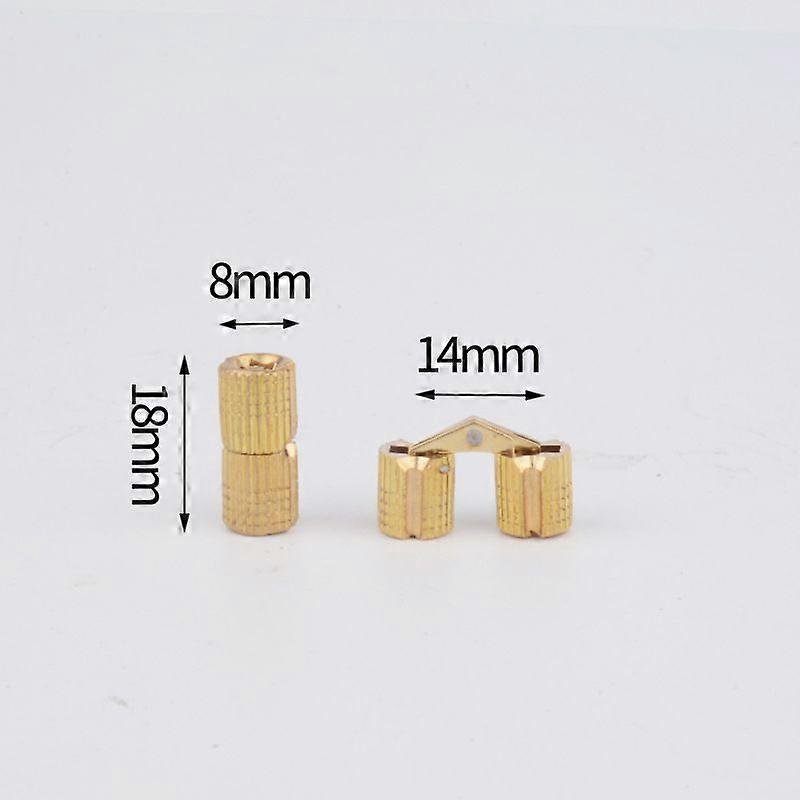 Cylindrical invisible hinge - Diameter: 8mm