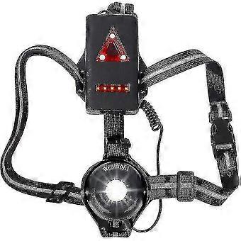 USB wiederaufladbares LED-Lauflicht - Wasserdicht - 500 Lumen - Einstellbarer Beleuchtungswinkel - Perfektes Licht zum Joggen, Angeln, Camping, Für Kinder und M