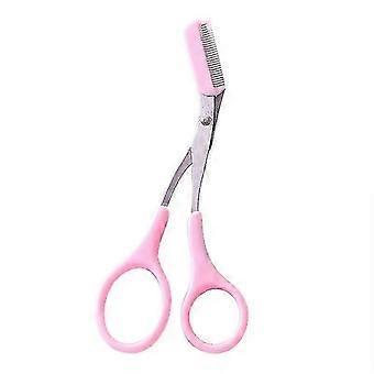 Øjenbryn trimmer saks med øjenbryn kam øjenbryn makeup kniv